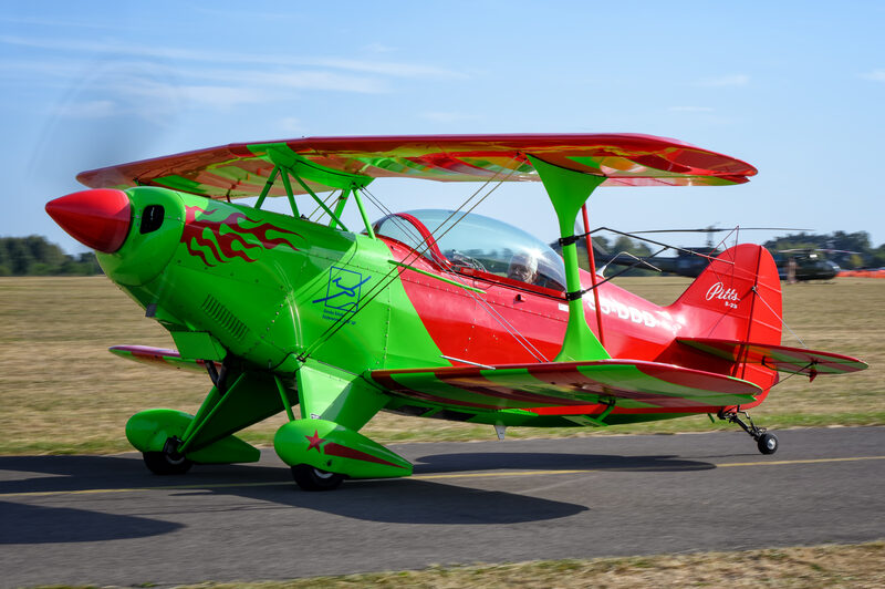 S5-DDD Aviat S-2B Pitts Special · SP-HSH Bell UH-1D Iroquois · SP-YBO MBB Bo-105P1M — FlyFest 2025